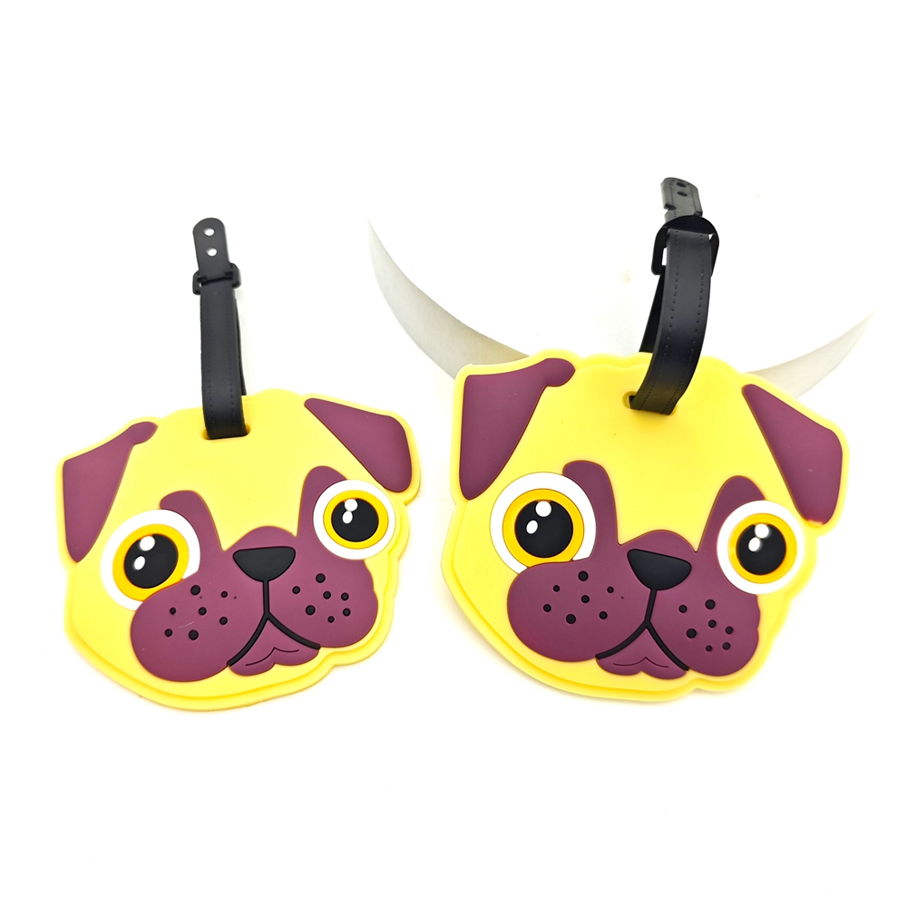 Travel Accessories Dog - قطعتان من قلادة علامة أمتعة الكلاب