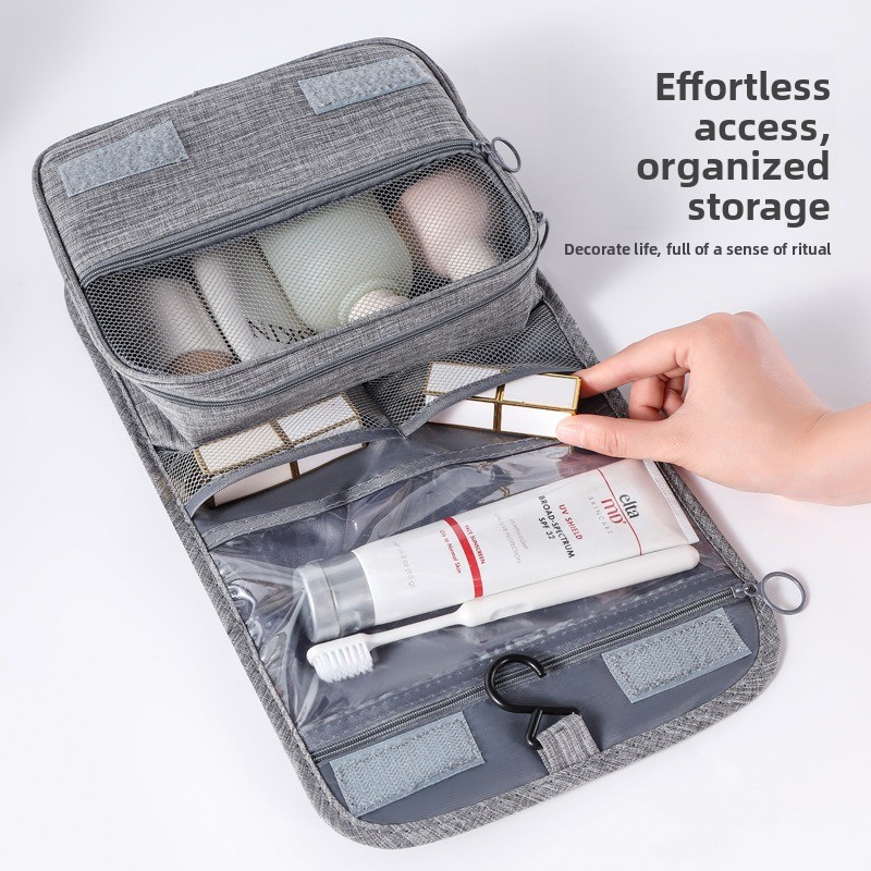 Travel Accessories Organizer Bag - حقيبة مستلزمات الحمام المعلقة ذات السعة
