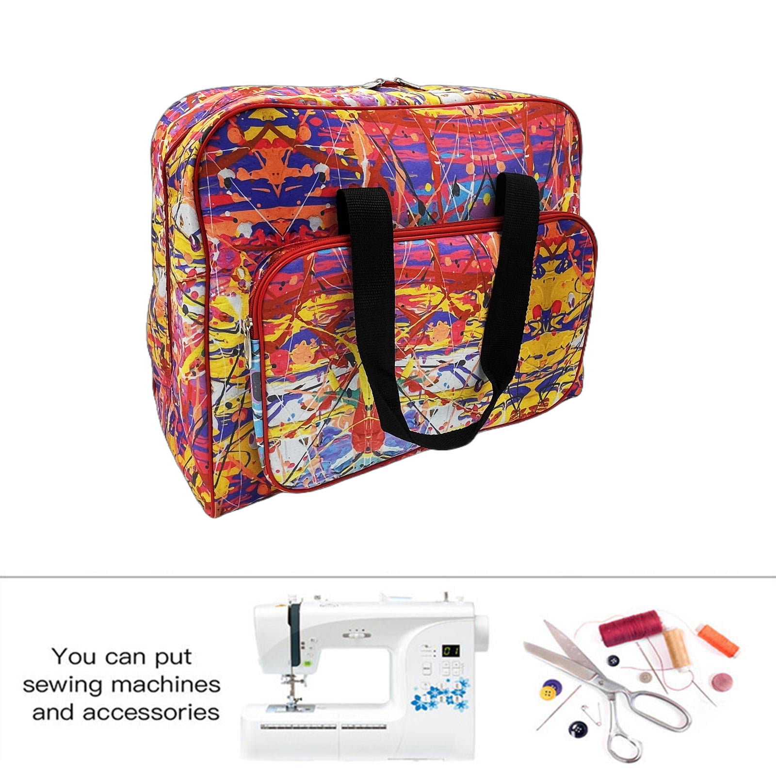 Travel Accessories Case - حقيبة حمل ماكينة خياطة متعددة الوظائف