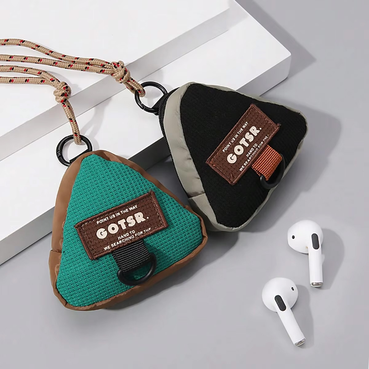 Travel Accessories Jewelry - حقيبة تخزين صغيرة محمولة ثلاثية الزوايا