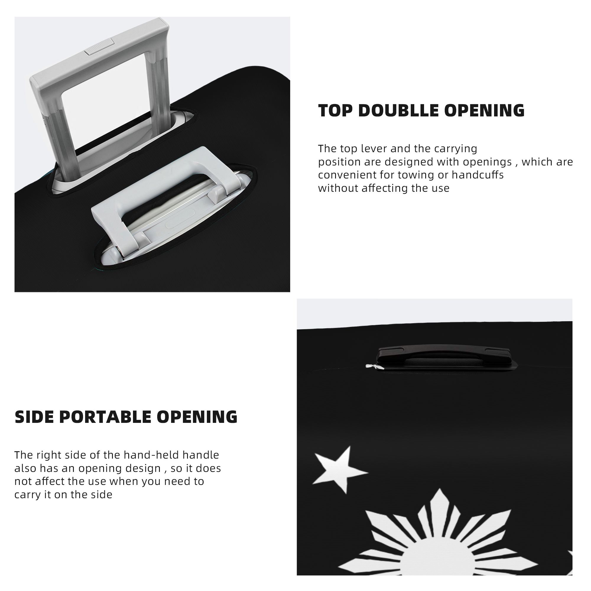غطاء حقيبة سفر بتصميم علم الفل - مراجعة Travel Accessories Philippines وسعره