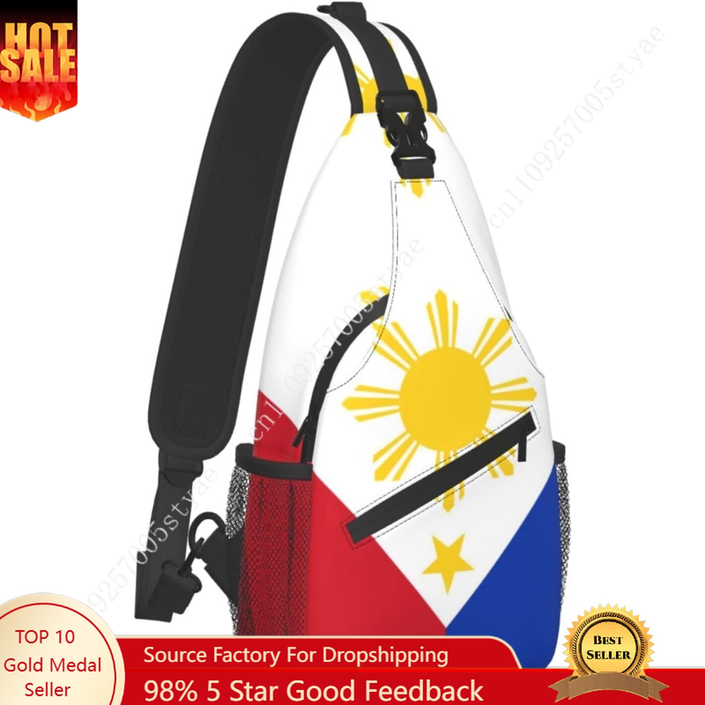 حقيبة ظهر بحمالة بعلم الفلبين  - مراجعة Travel Accessories Philippines وسعره