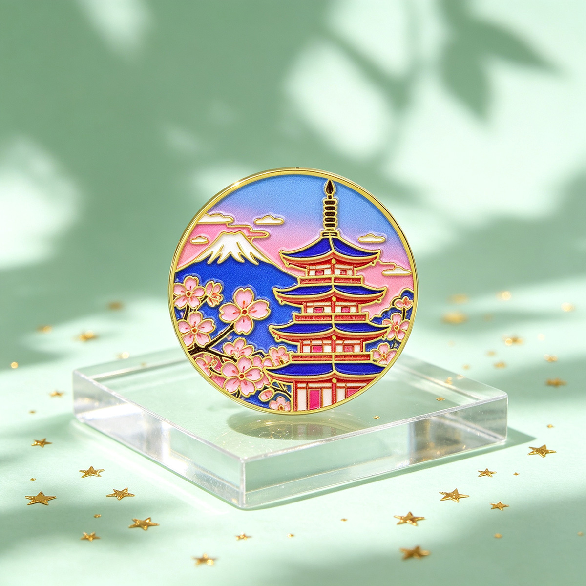 دبوس مينا بتصميم زهرة الكرز ال - مراجعة Travel Accessories Jewelry وسعره