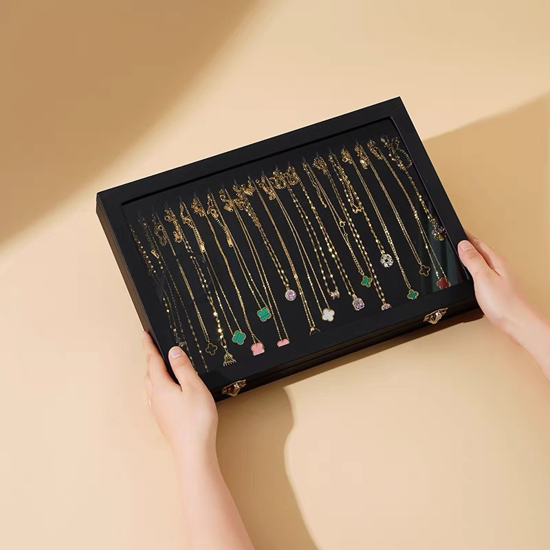 صندوق مجوهرات خشبي لحفلات الزف - مراجعة Travel Accessories Jewelry وسعره