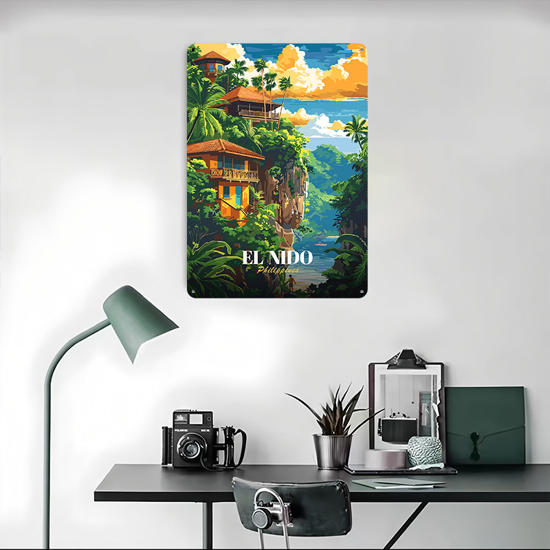لوحة معدنية مخصصة بتصميم ملصق  - مراجعة Travel Accessories Philippines وسعره