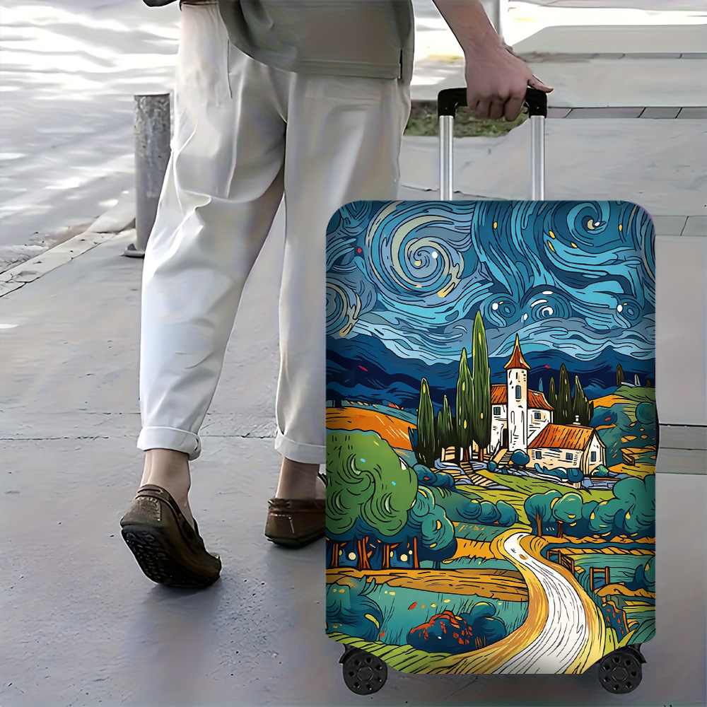 غطاء أمتعة مطبوع عليه مناظر طب - مراجعة Travel Van Accessories وسعره