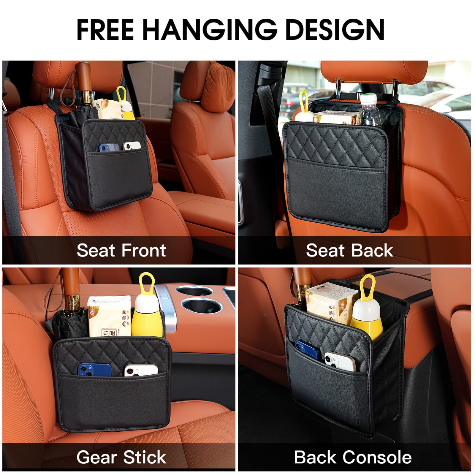 منظم خلفي لمقعد السيارة من الج - مراجعة Travel Accessories Organizer Bag وسعره