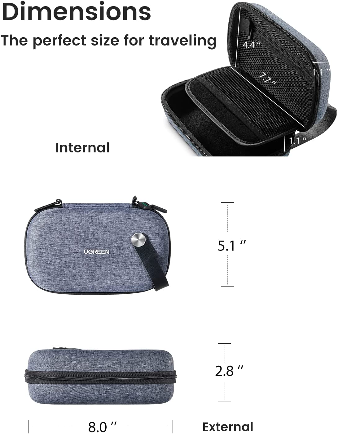 UGREEN Electronics Travel Orga - مراجعة Travel Accessories Case وسعره