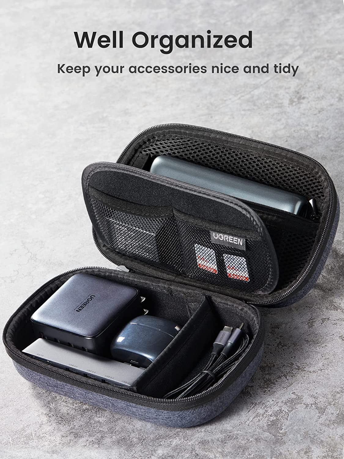 UGREEN Electronics Travel Orga - مراجعة Travel Accessories Case وسعره
