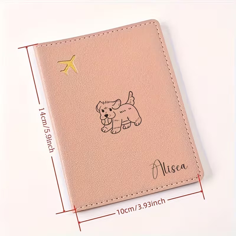 غطاء جواز سفر مخصص بتصميم كلب  - مراجعة Travel Accessories Dog وسعره