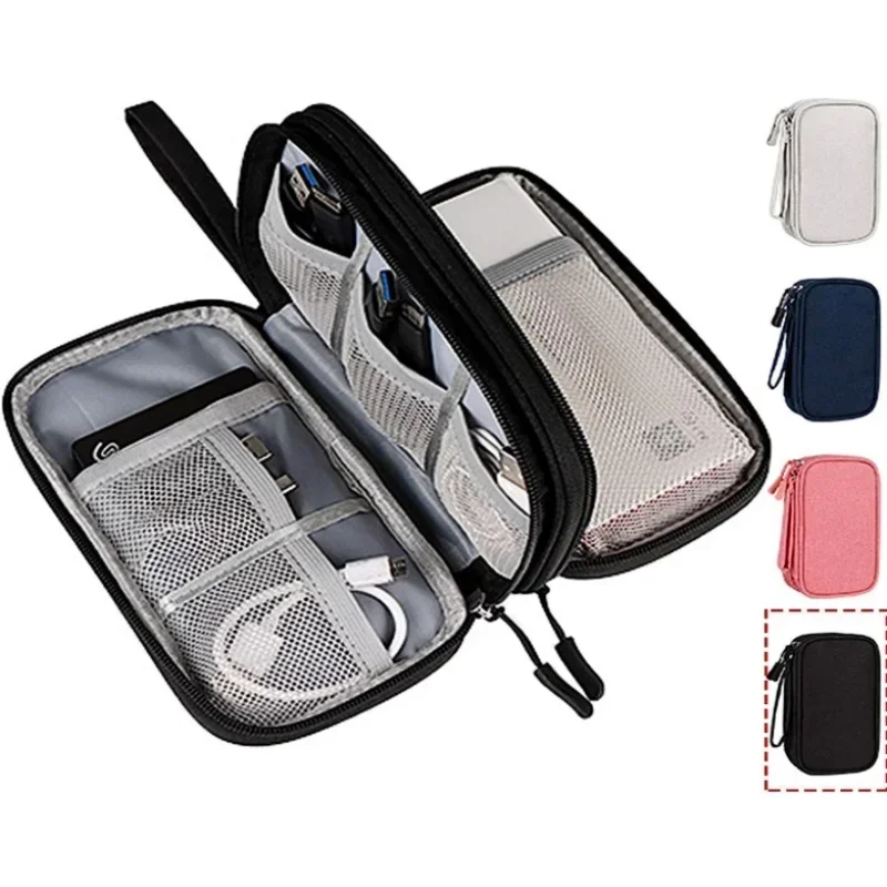 حقيبة كابلات للسفر، حقيبة تخزي - مراجعة Travel Accessories Organizer Bag وسعره