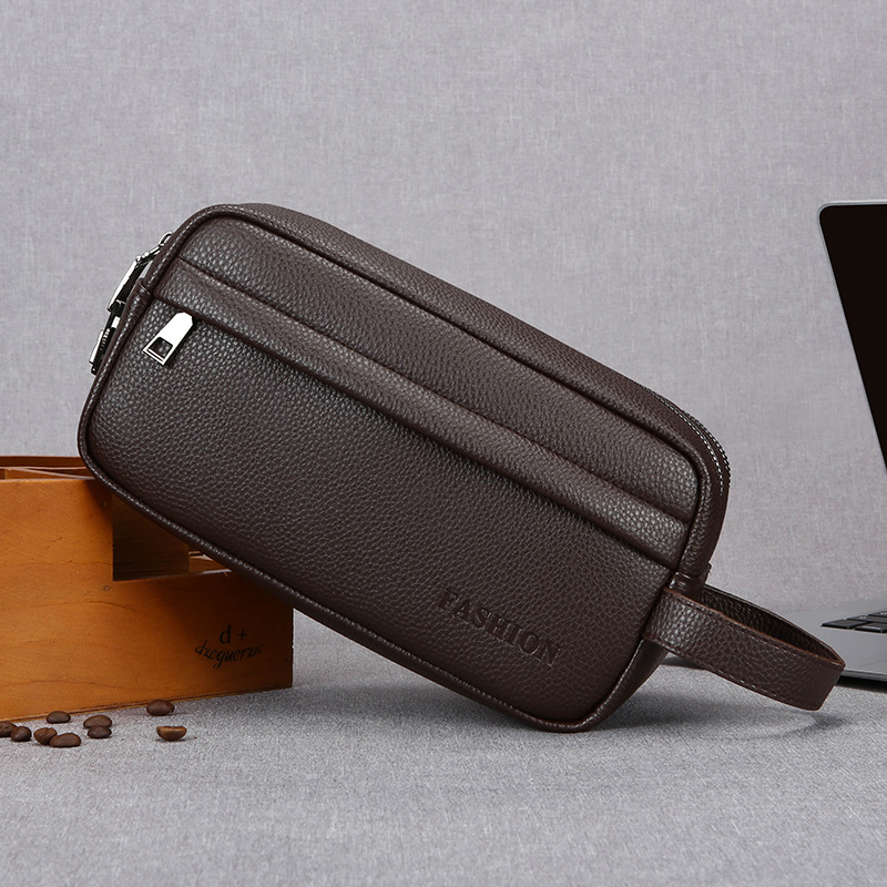 حقيبة يد رجالية كلاسيكية بسعة  - مراجعة Travel Accessories Pouch For Men وسعره